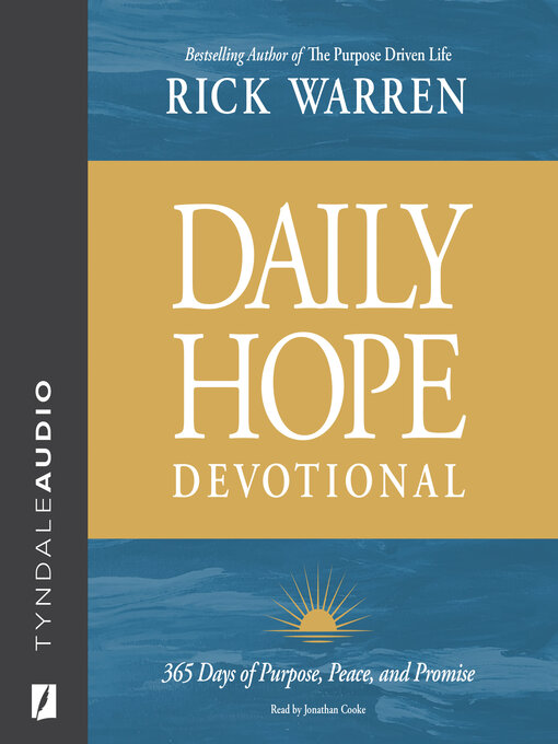Title details for Daily Hope Devotional by Rick Warren - Wait list